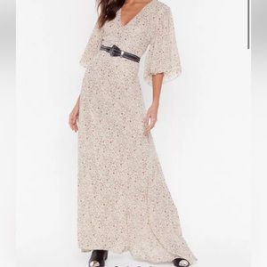 Floral Maxi Dress Size 6 Nasty Gal